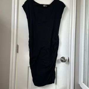 Gap Women’s Black Maternity Short-Sleeve Dress Size Small